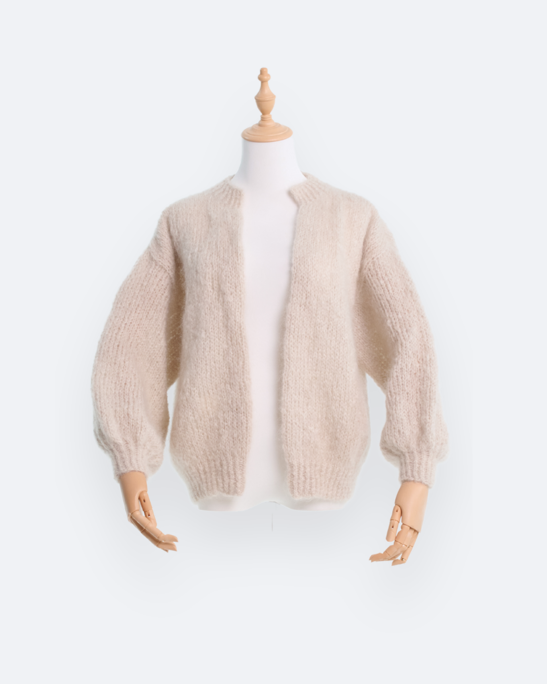 Mohair Cardigan Single Knit | Linen
