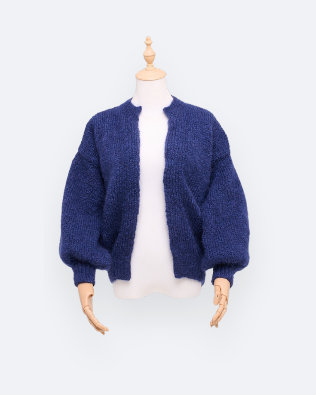 Mohair Cardigan Single Knit | Navy