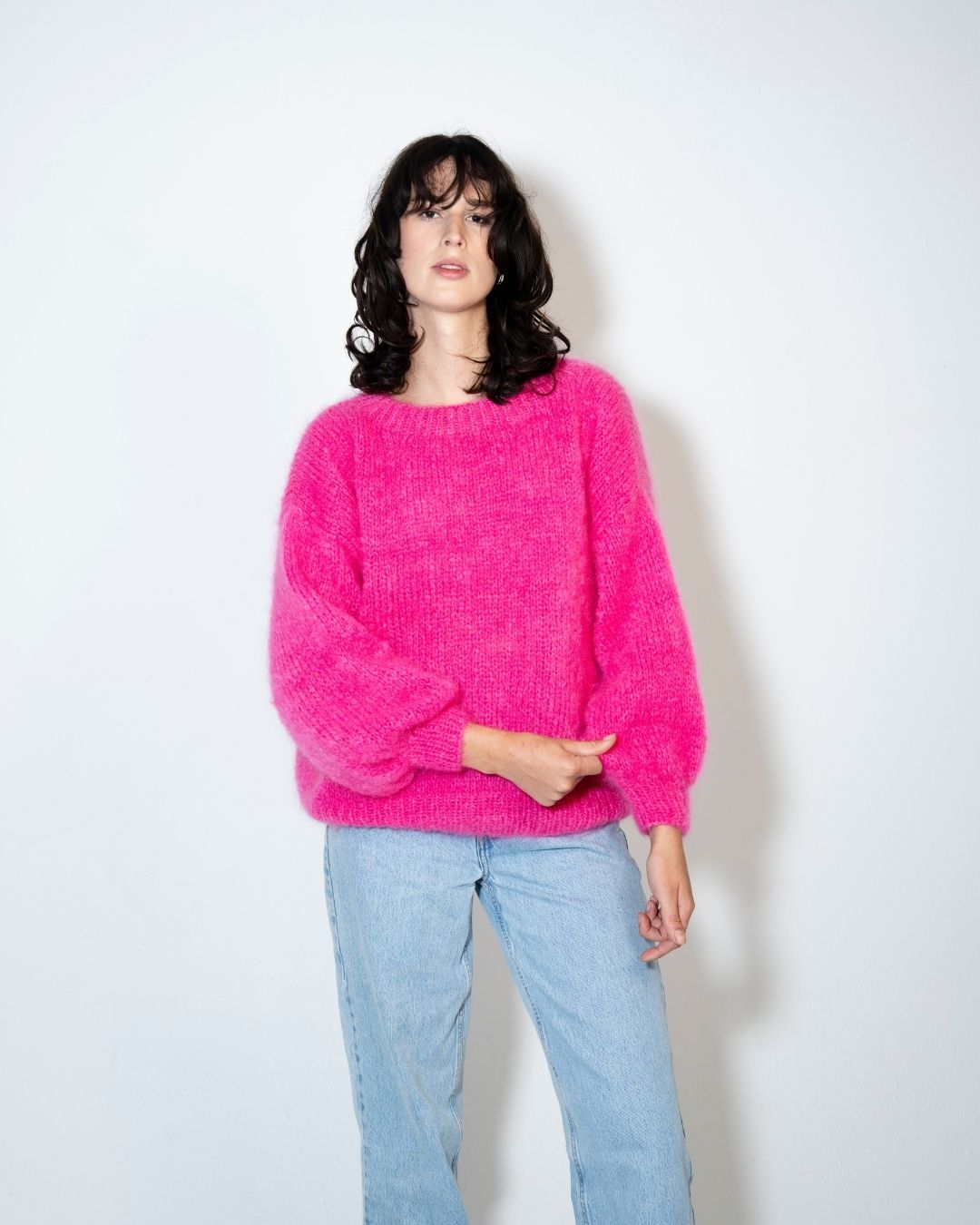 Mohair Jersey Single Knit | Cerise