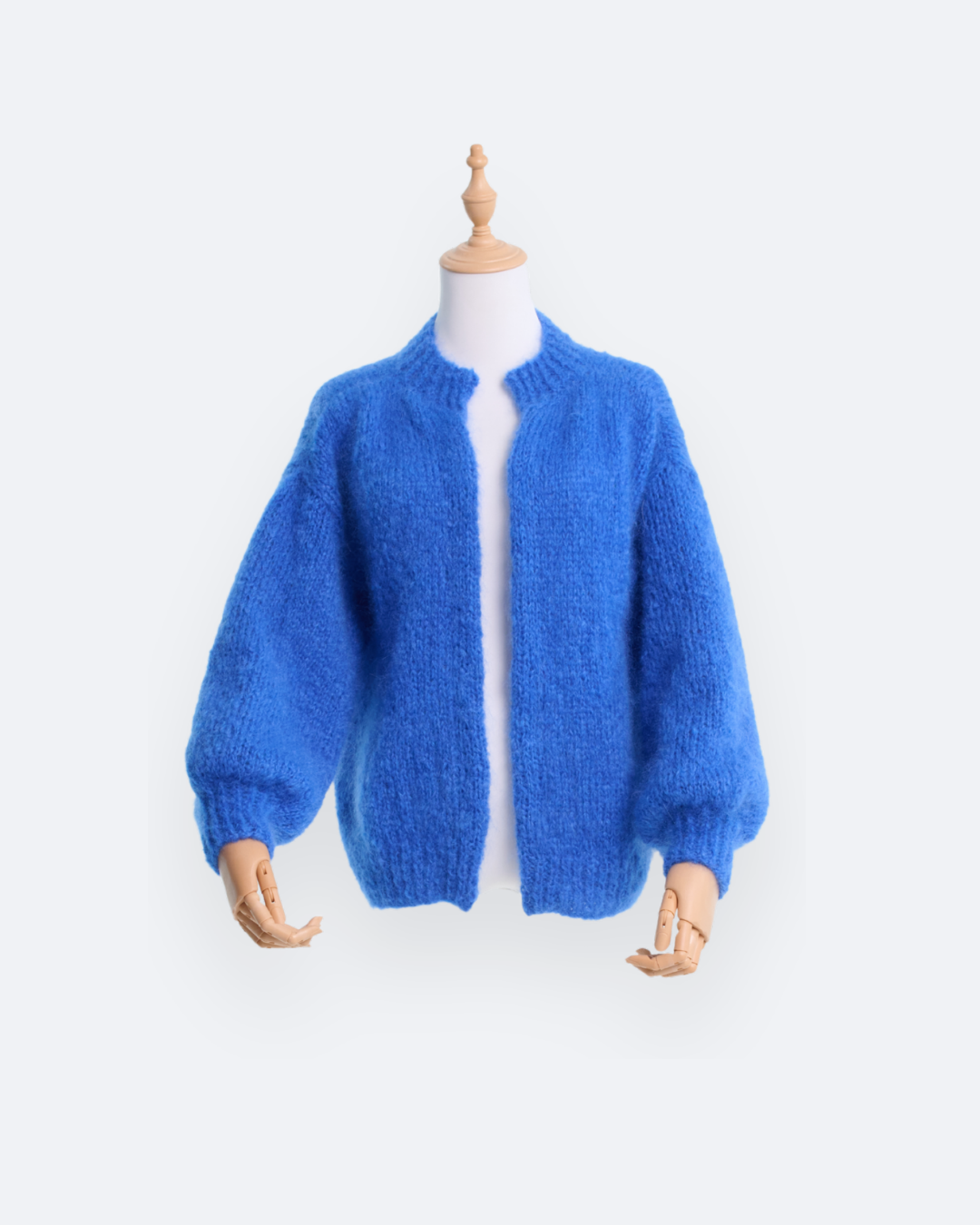 Mohair Cardigan Single Knit | Royal Blue