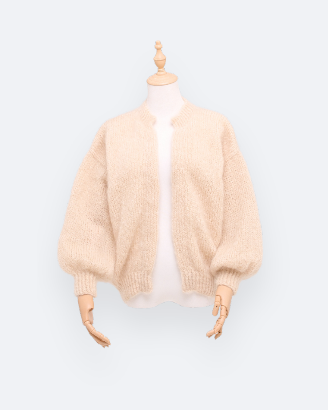 Mohair Cardigan Single Knit | Sand